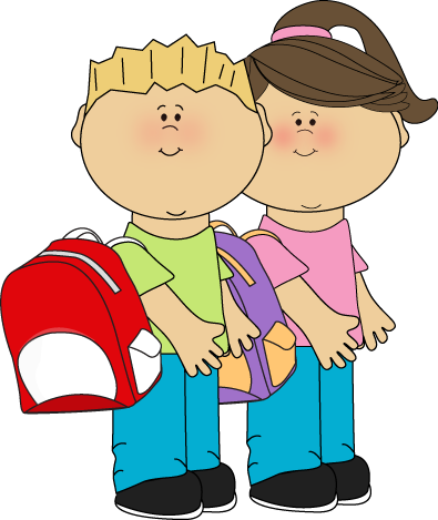 elementary school students clipart