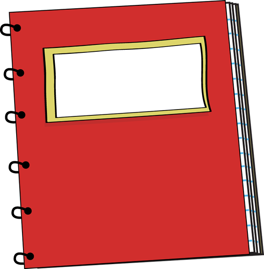 Red Spiral Notebook Clip Art - Red Spiral Notebook Vector ...