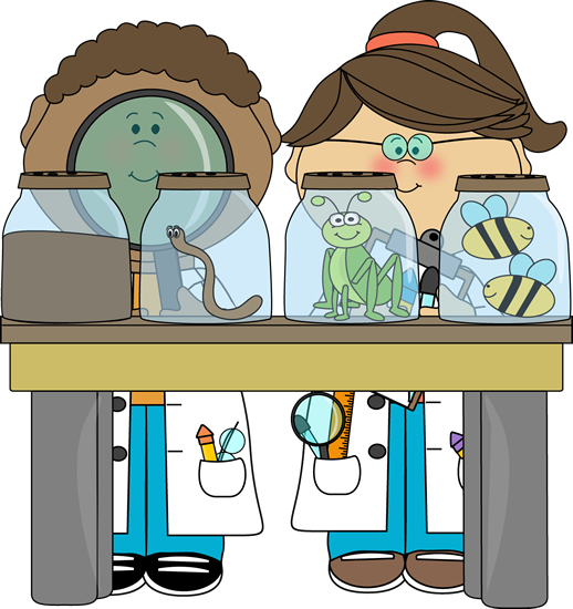 kids doing science clip art