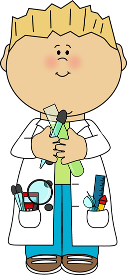 Kid Scientist with Dropper and Test Tube Clip Art - Kid ...