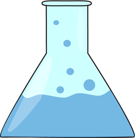Blue Science Beaker