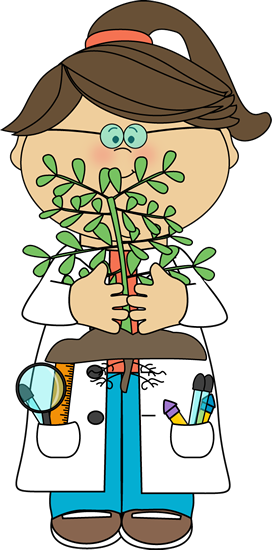 Scientist with a Plant