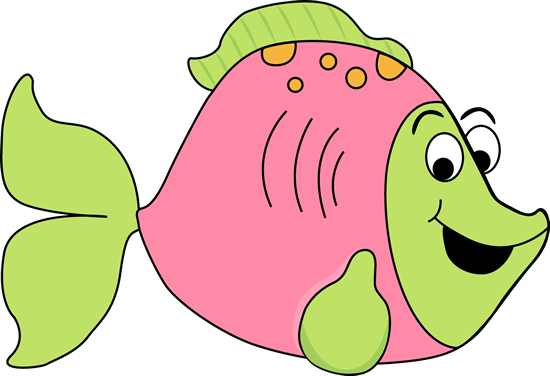 Pink Cartoon Fish