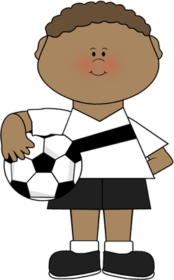 Boy Holding a Soccer Ball