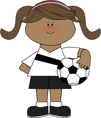 Girl Holding Soccer Ball