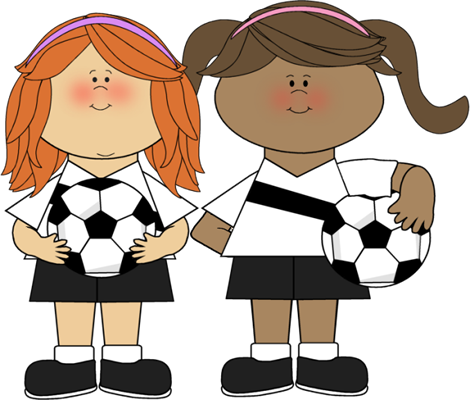 to play soccer clipart