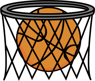 Basketball in Net