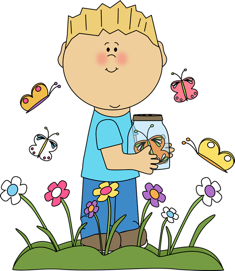 spring scene clip art