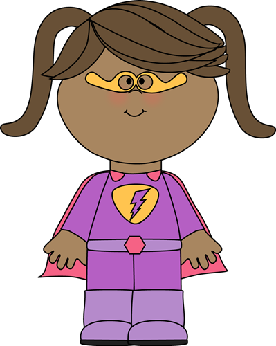 little girl superhero cartoon