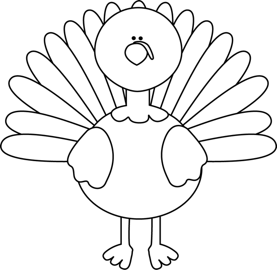 Black and White Turkey