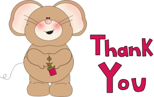 cute thank you clipart