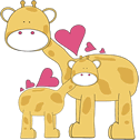 Giraffe Love 