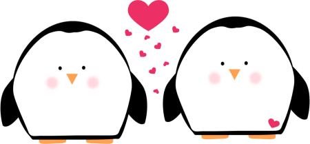 Two Penguins In Love