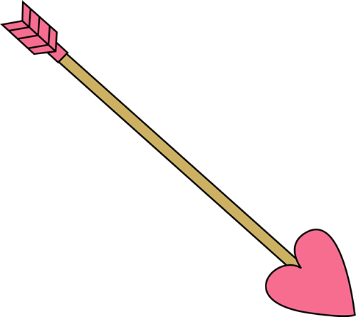 Pink Valentine's Day Arrow