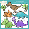 Dinosaurs Whimsy Clips